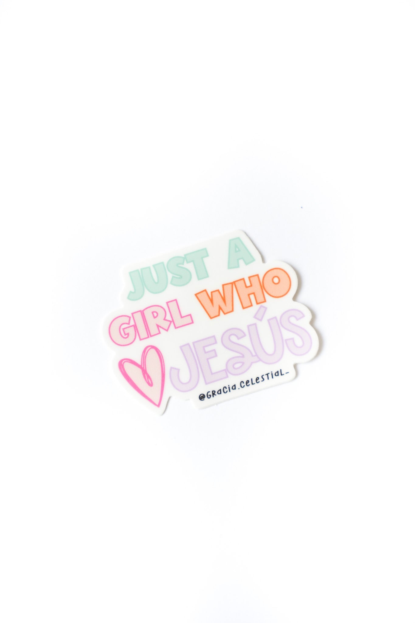 Just a Girl Who love Jesus sticker