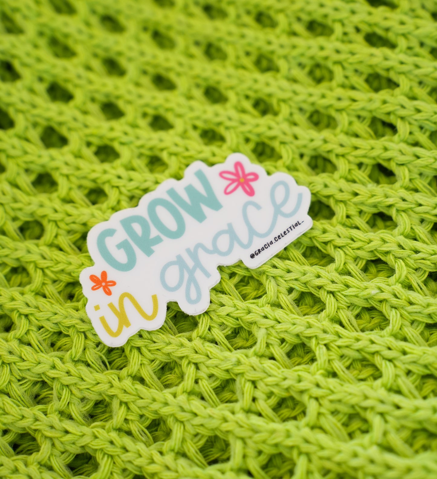 Grow in Grace Sticker