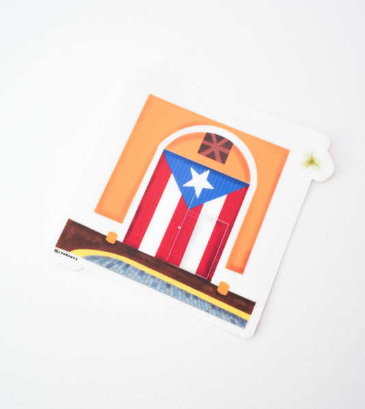 Puerta Puerto Rico 2 Sticker