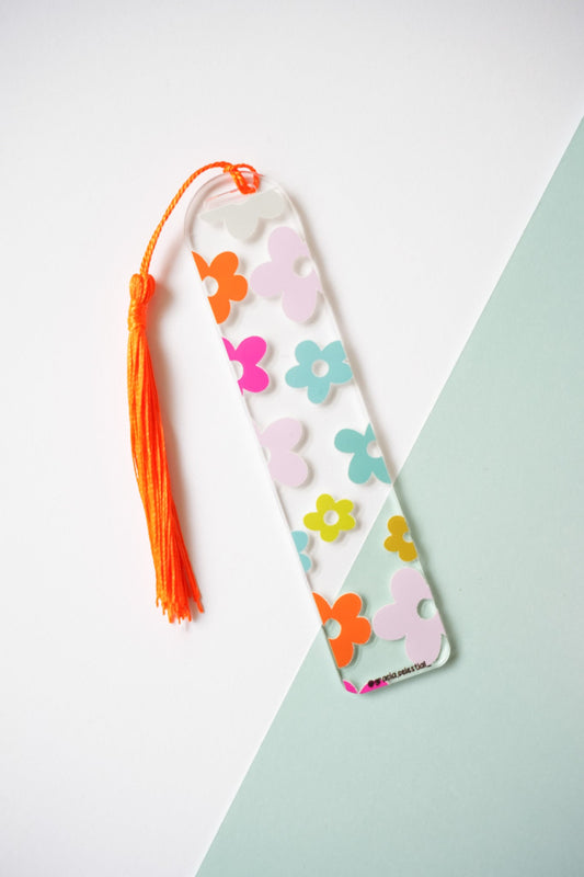 Flower Acrylic Bookmark