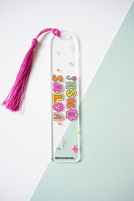 Jesús Salva Acrylic Bookmark