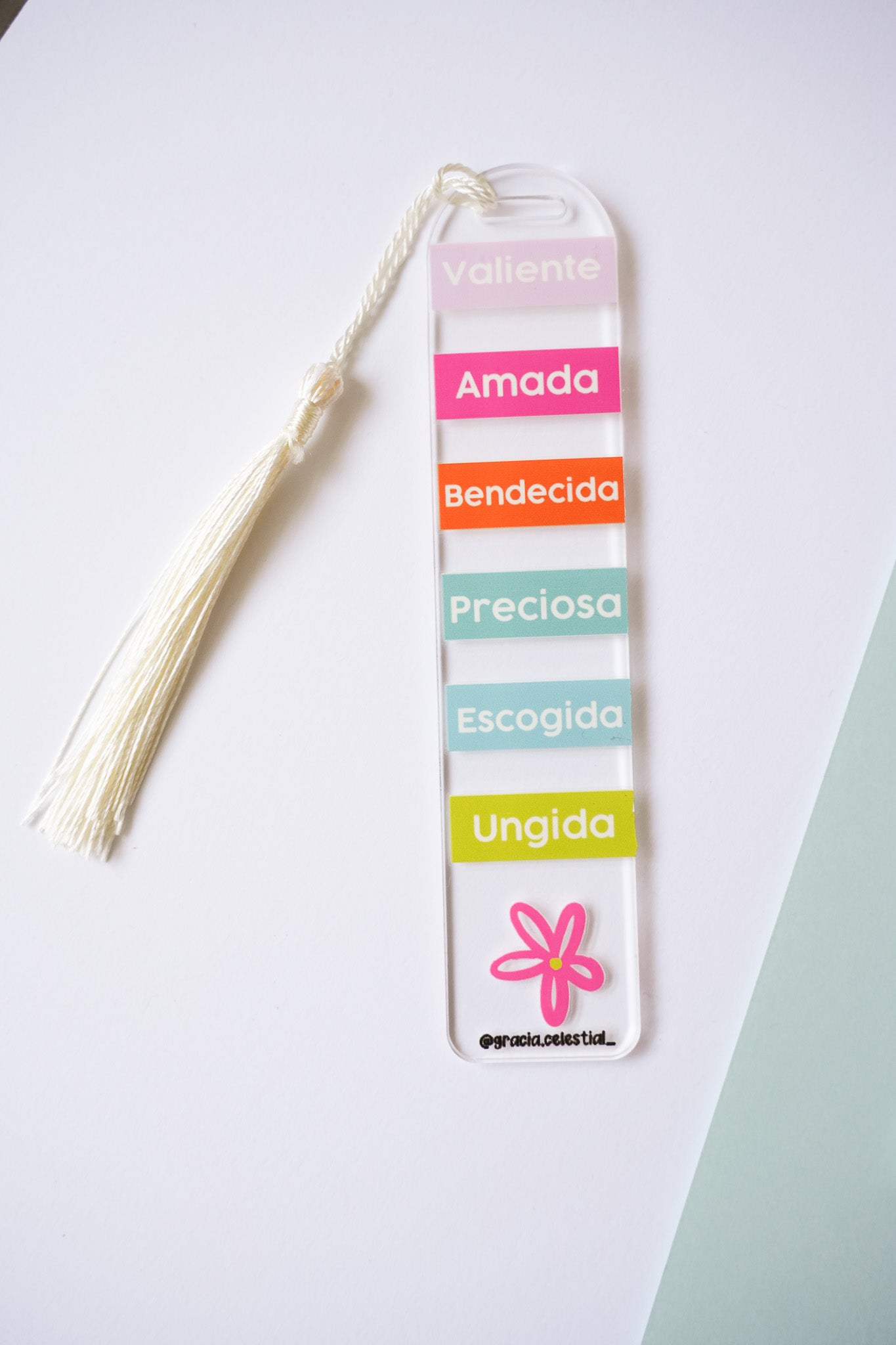 Palabra de Fé Acrylic Bookmark