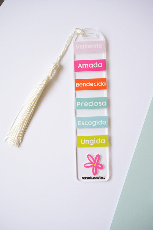 Palabra de Fé Acrylic Bookmark