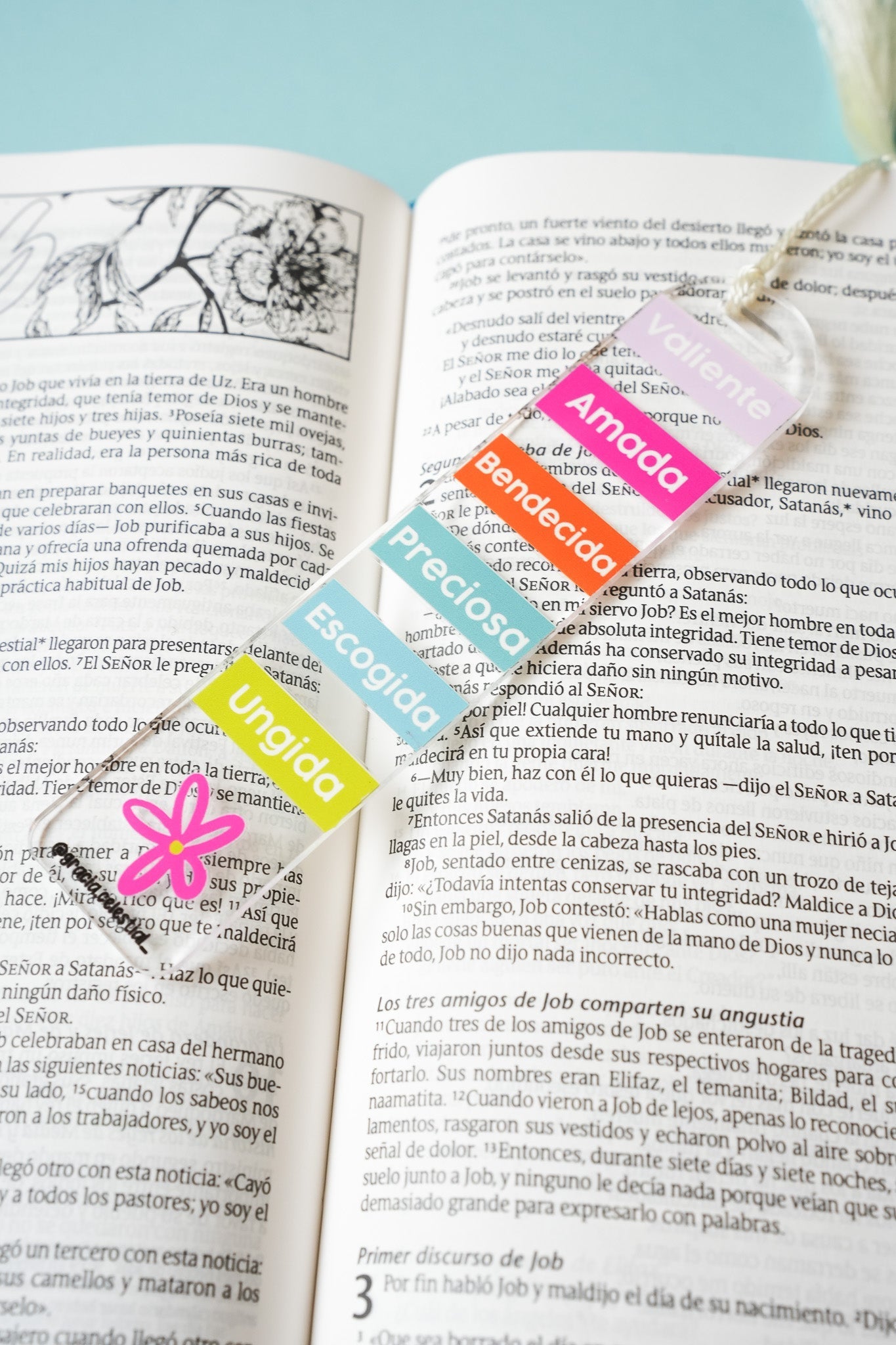 Palabra de Fé Acrylic Bookmark